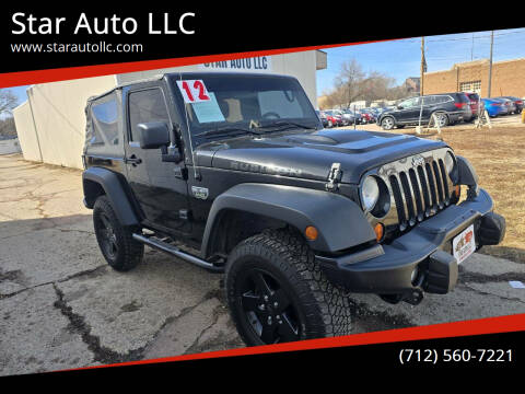 2012 Jeep Wrangler for sale at Star Auto LLC in Sioux City IA