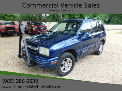 2004 Chevrolet Tracker for sale at Commercial Vehicle Sales in Ponchatoula LA