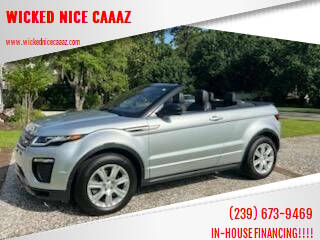 2018 Land Rover Range Rover Evoque Convertible for sale at WICKED NICE CAAAZ in Cape Coral FL
