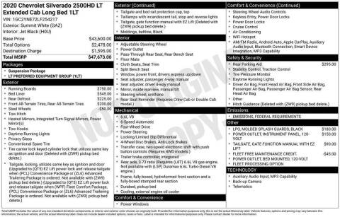 2020 Chevrolet Silverado 2500HD