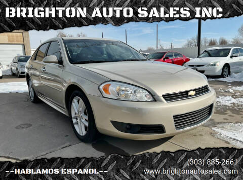 2010 Chevrolet Impala for sale at BRIGHTON AUTO SALES INC in Brighton CO