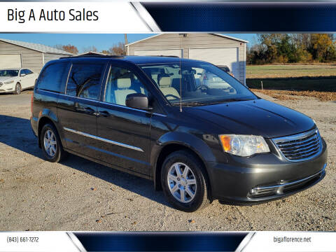 2012 Chrysler Town and Country for sale at Big A Auto Sales Lot 2 in Florence SC