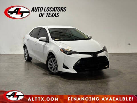 2018 Toyota Corolla for sale at AUTO LOCATORS OF TEXAS in Plano TX