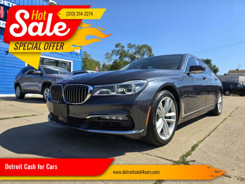 2016 BMW 7 Series for sale at Detroit Cash for Cars in Warren MI