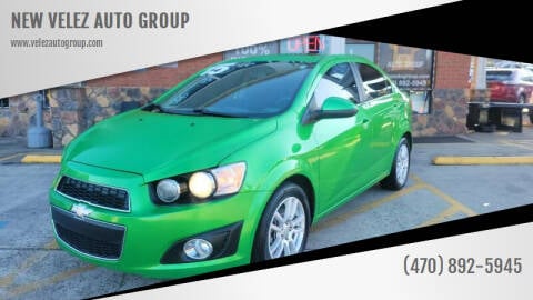 2015 Chevrolet Sonic for sale at NEW VELEZ AUTO GROUP in Gainesville GA
