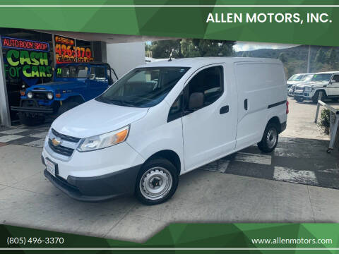 2015 Chevrolet City Express for sale at Allen Motors, Inc. in Thousand Oaks CA