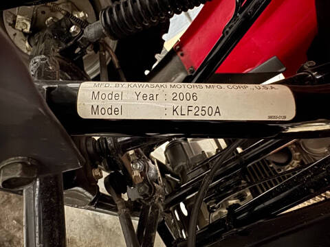 2006 Kawasaki Klf 250