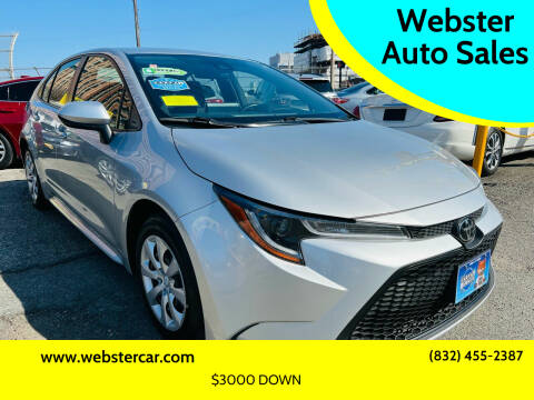 2020 Toyota Corolla for sale at Webster Auto Sales in Somerville MA