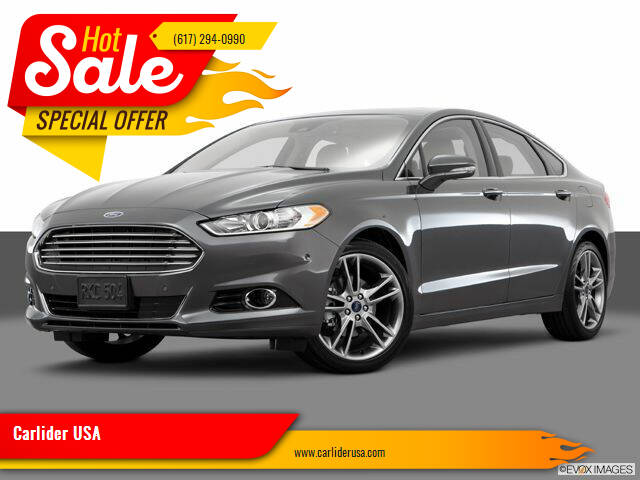 2016 Ford Fusion for sale at Carlider USA in Everett MA