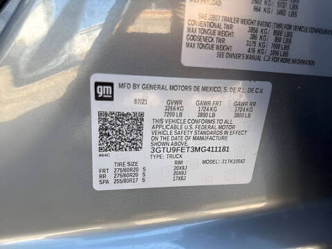 2021 GMC Sierra 1500