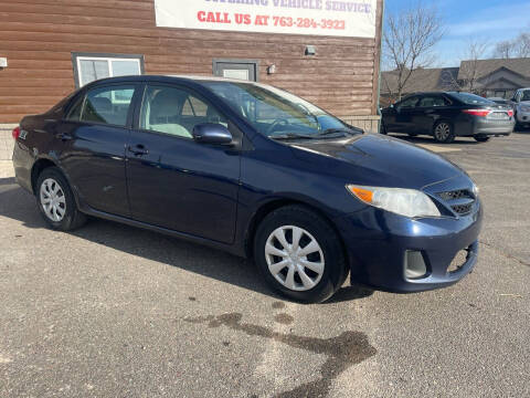 2011 Toyota Corolla for sale at H & G AUTO SALES LLC in Princeton MN