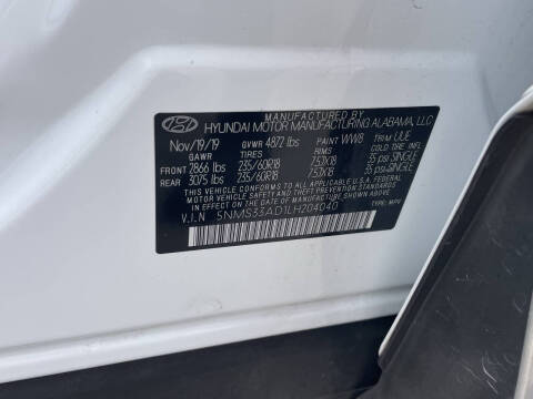 2020 Hyundai Santa Fe SEL