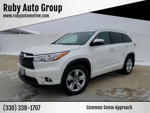 2016 Toyota Highlander for sale at Ruby Auto Group in Hudson OH