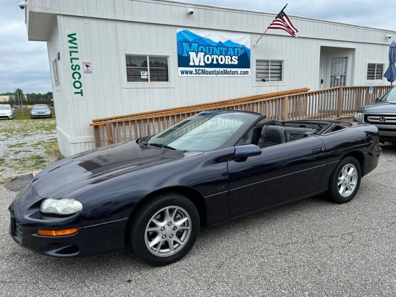 2002 Chevrolet Camaro for sale at Mountain Motors LLC in Spartanburg SC