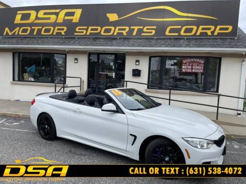 2015 BMW 4 Series for sale at DSA Motor Sports Corp in Commack NY