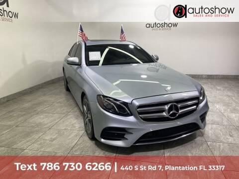 2017 Mercedes-Benz E-Class for sale at AUTOSHOW SALES & SERVICE in Plantation FL