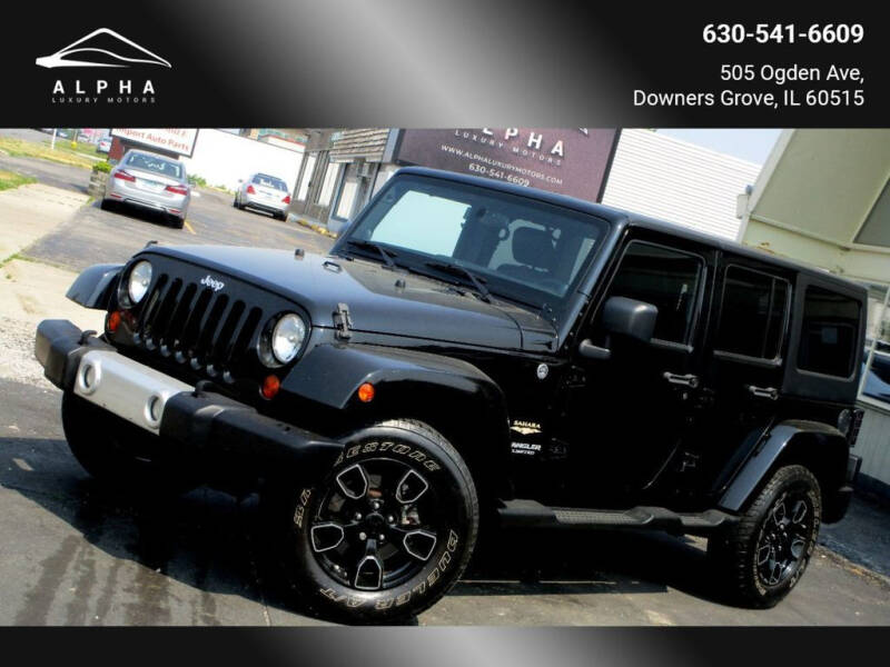 2012 Jeep Wrangler Unlimited for sale at Alpha Luxury Motors in Downers Grove IL
