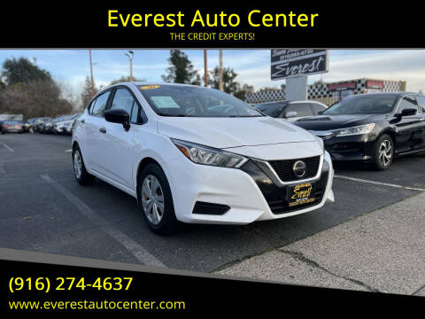 2020 Nissan Versa for sale at Everest Auto Center in Sacramento CA