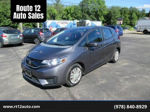 2015 Honda Fit for sale at Route 12 Auto Sales in Leominster MA