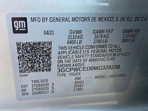 2021 Chevrolet Silverado 1500