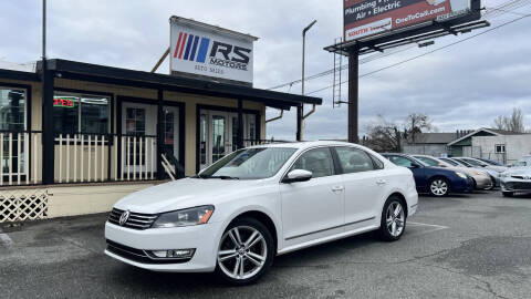 2012 Volkswagen Passat for sale at RS Motors in Lynnwood WA