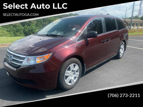 2012 Honda Odyssey for sale at Select Auto LLC in Ellijay GA