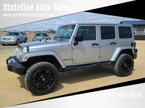 2017 Jeep Wrangler Unlimited for sale at Stateline Auto Sales in Mabel MN