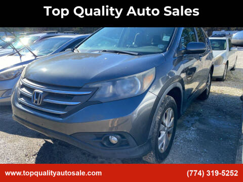 2012 Honda CR-V for sale at Top Quality Auto Sales in Westport MA