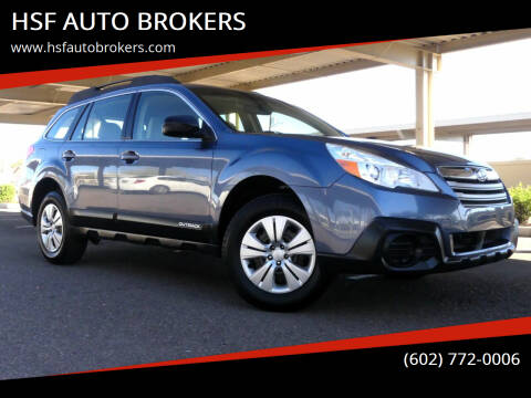 2013 Subaru Outback for sale at HSF AUTO BROKERS in Phoenix AZ