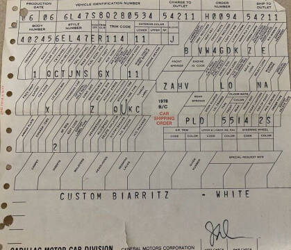 1978 Cadillac Eldorado