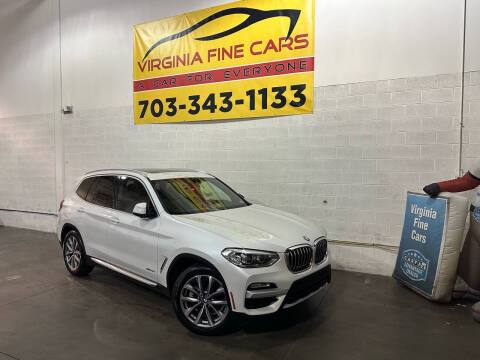 2018 BMW X3 for sale at Virginia Fine Cars in Chantilly VA