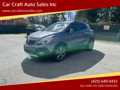 2013 Buick Encore for sale at Car Craft Auto Sales Inc in Lynnwood WA