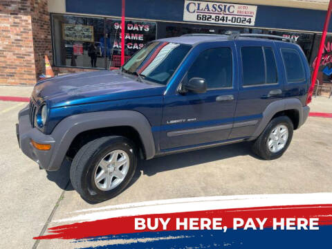 2003 Jeep Liberty for sale at Classic Auto Brokers in Haltom City TX