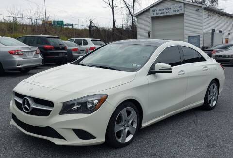 2016 Mercedes-Benz CLA for sale at Bik's Auto Sales in Camp Hill PA