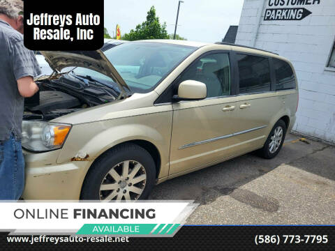 2011 Chrysler Town and Country for sale at Jeffreys Auto Resale, Inc in Clinton Township MI