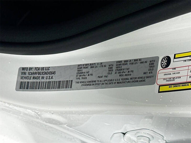 2025 RAM 1500 Big Horn