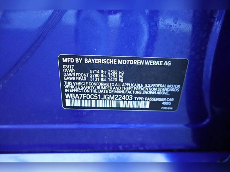 2018 BMW 7 Series 750i