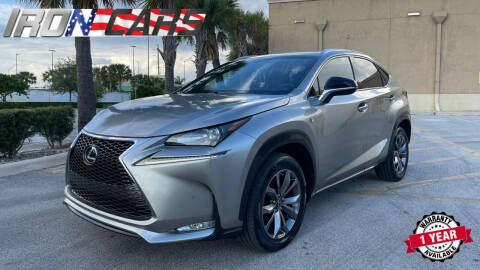 2015 Lexus NX 200t for sale at IRON CARS in Hollywood FL