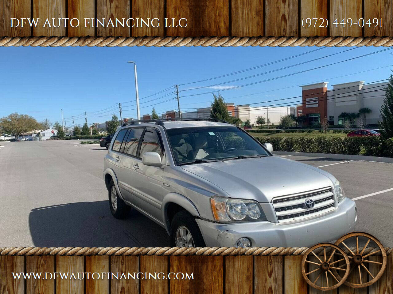 Silver 2002 Toyota Highlander Base 2WD 4dr SUV V6 1