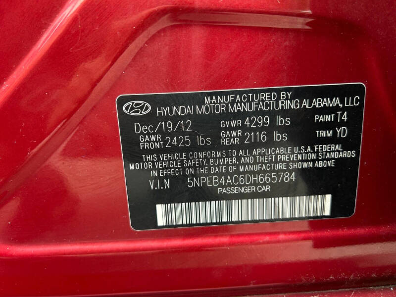 2013 Hyundai Sonata GLS