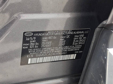 2020 Hyundai Santa Fe SE