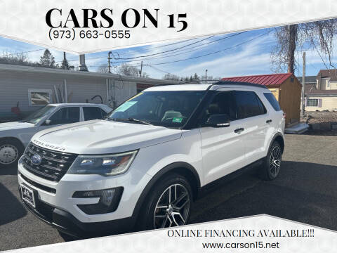 2016 Ford Explorer for sale at Cars On 15 in Lake Hopatcong NJ