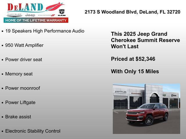 2025 Jeep Grand Cherokee Summit