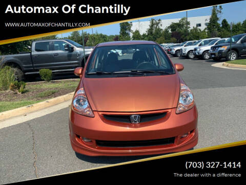 2008 Honda Fit for sale at Automax of Chantilly in Chantilly VA