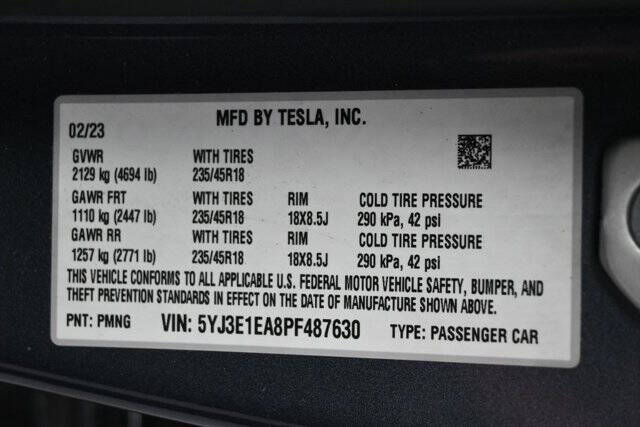 2023 Tesla Model 3 Base - Photo 9