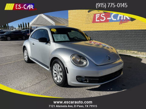 2014 Volkswagen Beetle for sale at Escar Auto - 9809 Montana Ave Lot in El Paso TX
