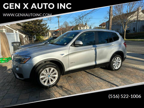 2015 BMW X3 for sale at GEN X AUTO INC in Islip NY