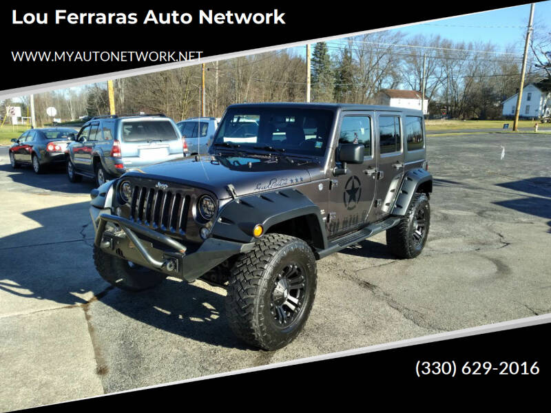 2014 Jeep Wrangler Unlimited for sale at Lou Ferraras Auto Network in Youngstown OH