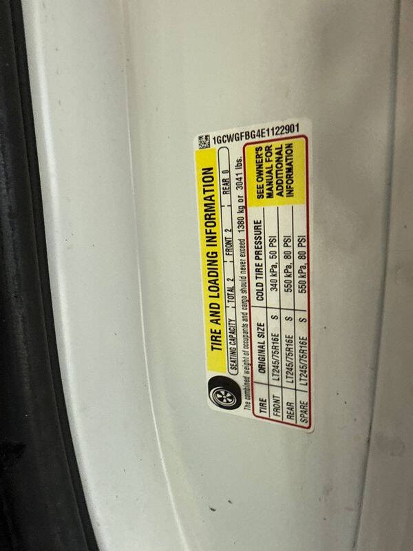 2014 Chevrolet Express 2500