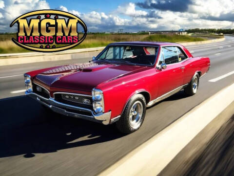 1967 Pontiac GTO for sale at MGM CLASSIC CARS in Addison IL